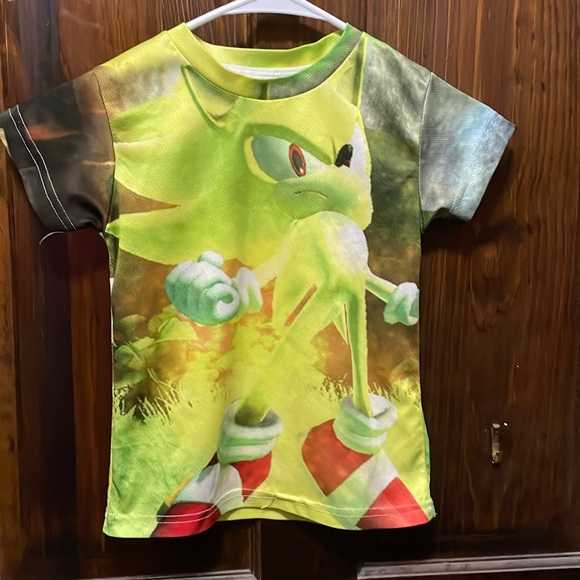 Mousse Yellow Sonic Print T-Shirt